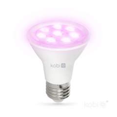 Kobi Design PLANTY B E27 7W LED kasvipolttimo – kohdennettu lisävalo kasveille, valkoinen