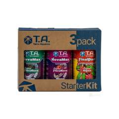 Terra Aquatica NovaMax + FinalPart 3-Pack – peruslannoite 2-osainen + loppukukinnan viimeistely (500 ml + 500 ml + 500 ml + pH Down Dry 25 g) 