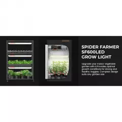 2023 Newest Version Spider Farmer SF600 74W Vegetable Grow Lights