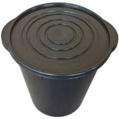 Musta 20L pönttö kannella DIY BUBLERI
