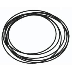 Musta Flex-letku PVC 1m 6mm