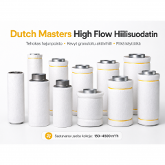 Dutch Masters High Flow Hiilisuodatin 300 m3/h – 100 mm