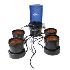 Vesiviljelyjärjestelmä IWS Dripper System 4 Pot Dripper - Punch Pot & 100L Flexi (tilaustuote)