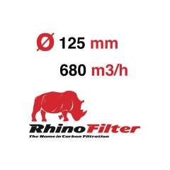 Aktiivihiilisuodatin Rhino Pro 800m3/h 125x500