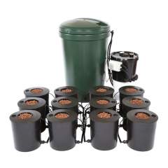 Vesiviljelyjärjestelmä IWS Deep Water Culture 12 Pot System + 250L flexitank 