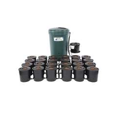 Vesiviljelyjärjestelmä IWS Deep Water Culture 24 Pot System + 400L flexitank 