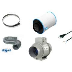 Ilmanvaihtopaketti L 150 mm – 500–600 m3/h – teltat 150x150–200x200