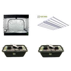 Kasvatuspaketti LED 660W Hortimol, Homelab ja Bublerit