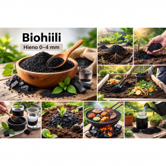 Biohiili 0–4 mm (hienojakoinen) – kasvualustoihin | VP-Lux