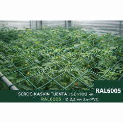 Verkkoaita 50 x 100mm metreittäin vihreä | SCROG kasvituki | VP-Lux