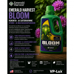 Emerald Harvest Bloom - kukinta- ja satoravinne hydro- ja multakasvatukseen