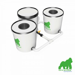 Growrilla RDWC 2.0 – 2 × 19 L (kiertovesi DWC)