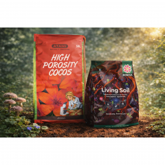 Atami High Porosity Cocos + Bionova Living Soil 50L – ilmava kookoskasvualusta elävällä juurituella