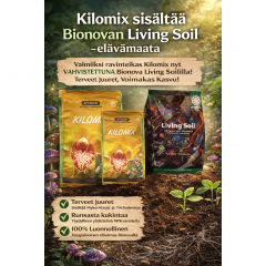 Atami Kilomix + Bionova Living Soil 50L – ravinteikas kasvualusta, vahva juuristo ja nopea startti
