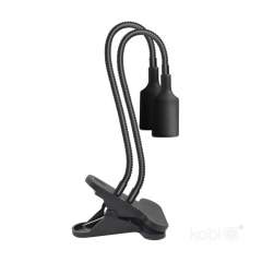 Kobi Design PLANTY CLIP DUO 2xE27 kasvivalaisin, musta