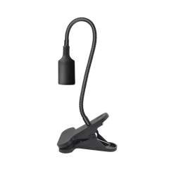 Kobi Design PLANTY CLIP E27 klipsikasvivalaisin LED-kasvipolttimoille musta