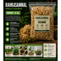 Rahkasammal 100gr / 4.5L  Puhdas