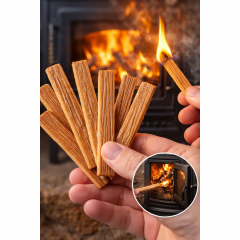 Talitikku sytytykseen – kynttilävahalla kyllästetty sytytystikku takkaan, kiukaaseen ja grilliin