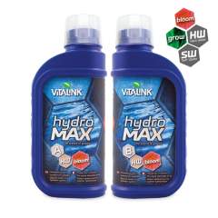 Vitalink Hydro Max vesiviljely Grow A ja B 1L PULLOTETTU