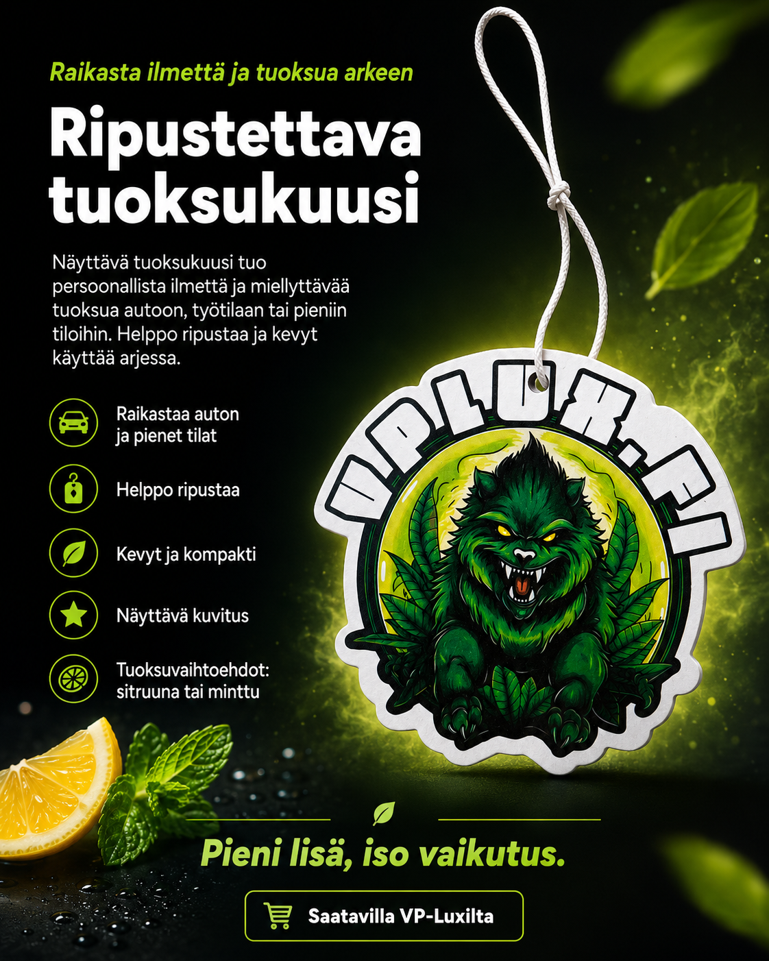 VP-Lux Ahma tuoksukuusi – ripustettava ilmanraikastin